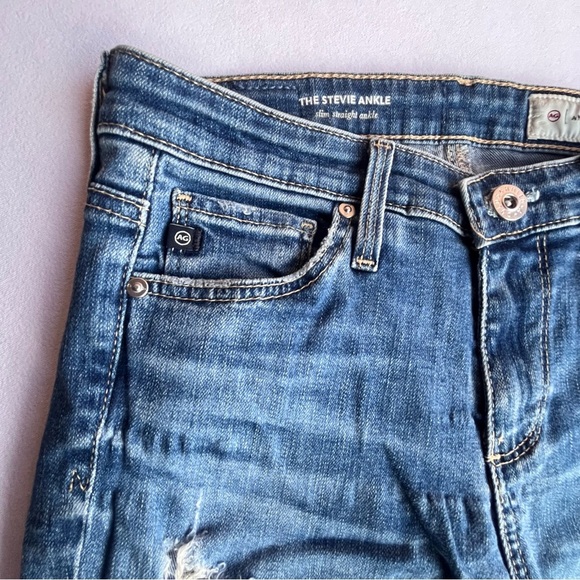 Anthropologie Distressed Washed Denim Jeans Size 25R – Pre-Owned - Picture 3 of 13